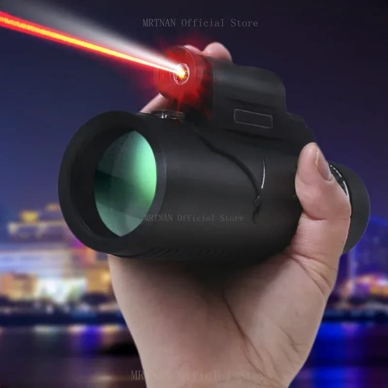 Potente Telescopio Monoculare 50X60 con Zoom a Lungo Raggio HD Portatile Professionale per Campeggio