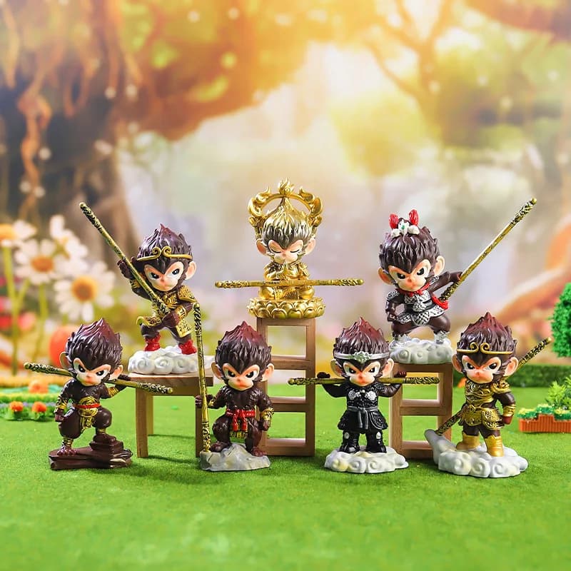 BLACK MYTH WUKONG 2025 Nuovo Carino Cieco Scatola Monkey King Gold Pool Anziano Tigre Vanguard Ufficiale Da Collezione Figure Set Anime Regalo