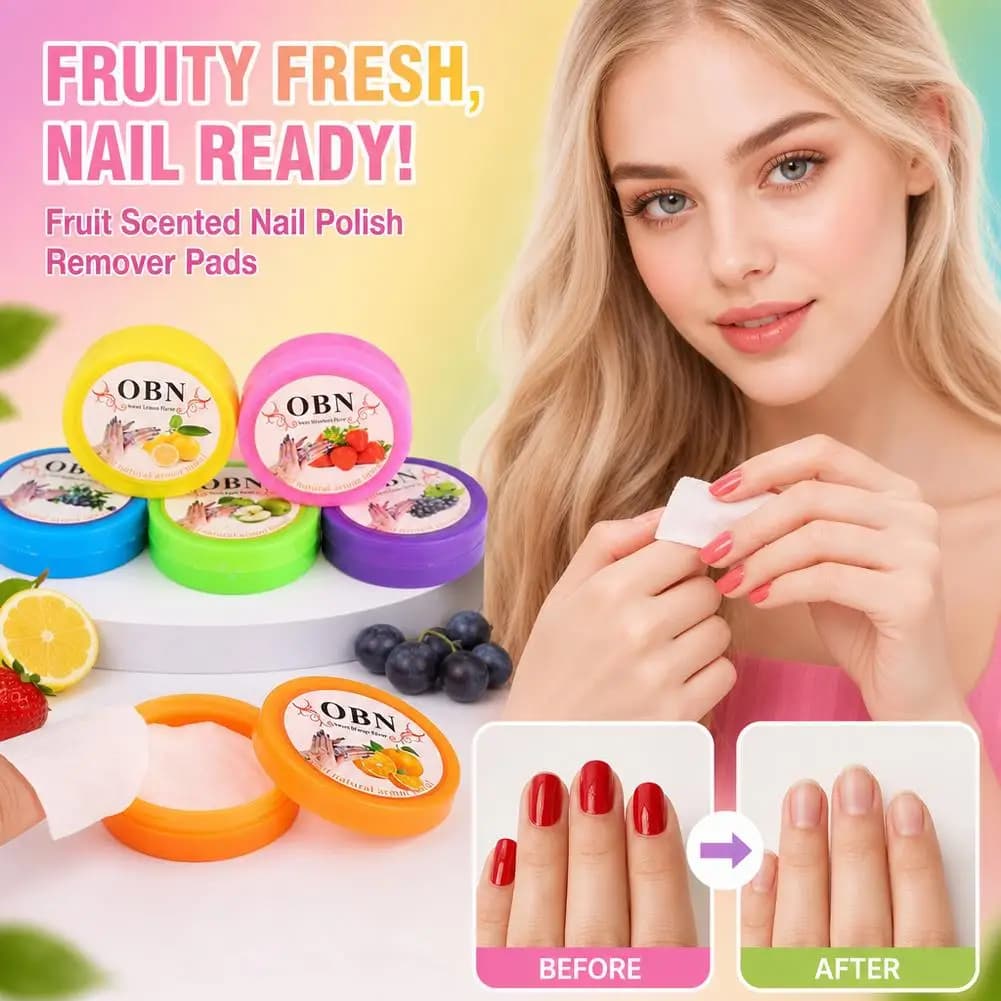 1/2/3Boxes Nail Removal Towel Wipe Manicure Fruit Scented Towel Lint-free Wet Wipes Nail Art Clean Cotton Paper For Beauty Salon