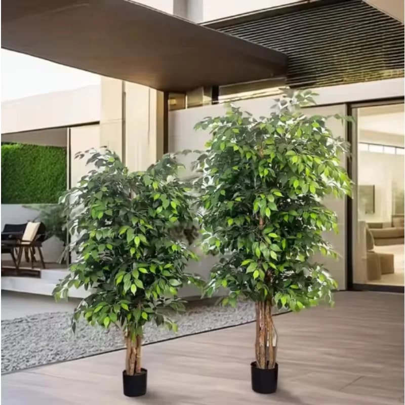 Artificial Plant in Banyan Silk from 1.2m and 1.8m, Ideal for Outer Decorations, Home, Weddings and Celebrations - Unmissable Offer