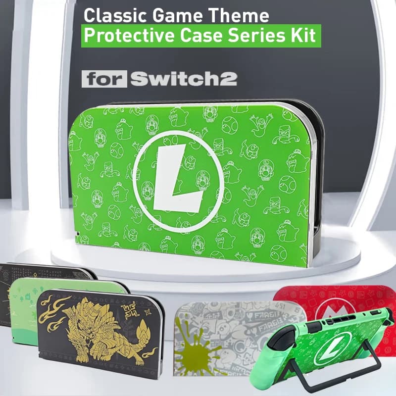 Per NS Switch 2 Cover Shell Custodia protettiva in pelle Kit serie Dock Station Base per NS Switch 2 Accessori di gioco