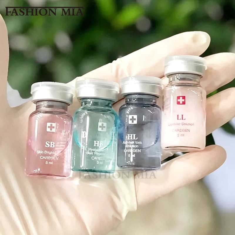 Korea 5ml Hyaluronic Collagen Peptide Ampoule Booster Serum Repair Facial Moisturizing Rejuvenating Spa Skin Care Beauty