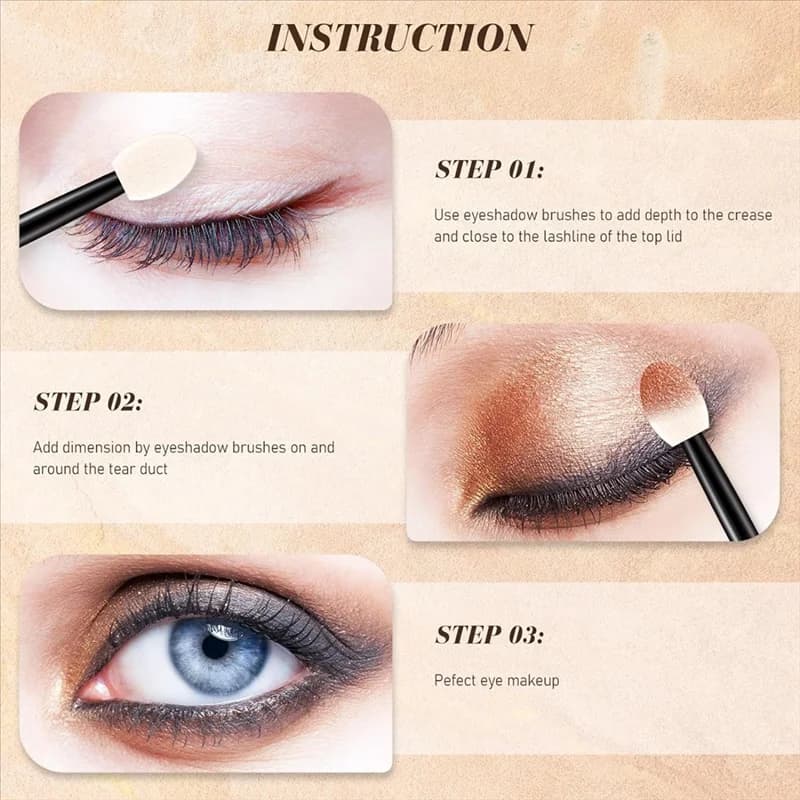 A05G-500 pcs Shade Applicators Eye Makeup Applyers Disposable Eye Makeup Brushes Eye Makeup Brushes Umbrella Double Face Applicators