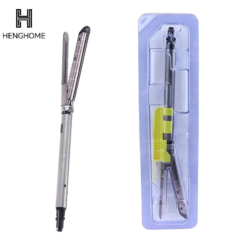 1pc Gruppo cucitrice endoscopica, cartuccia per punti metallici Taglio lineare Cucitrice Maniglia da taglio Elaborazione del gruppo