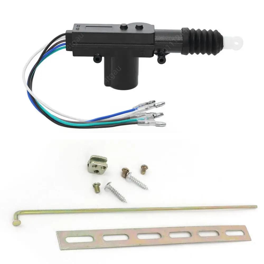 Attuatore universale per sistema di bloccaggio per auto a 5 fili 12V Kit motore per serratura centralizzata a pistola singola per telecomando e sistema di allarme