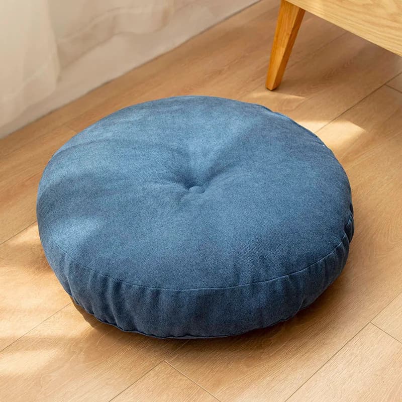 Large Round Floor Pillow Meditation Cushion Thick Floor Seating for Adults Yoga Outdoor Tatami Balcony Seating