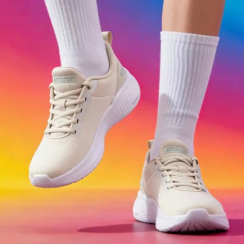 Scarpe casual da donna Skechers Scarpe da passeggio Scarpe leggere con ammortizzazione confortevole 117551-NAT Ultimo modello