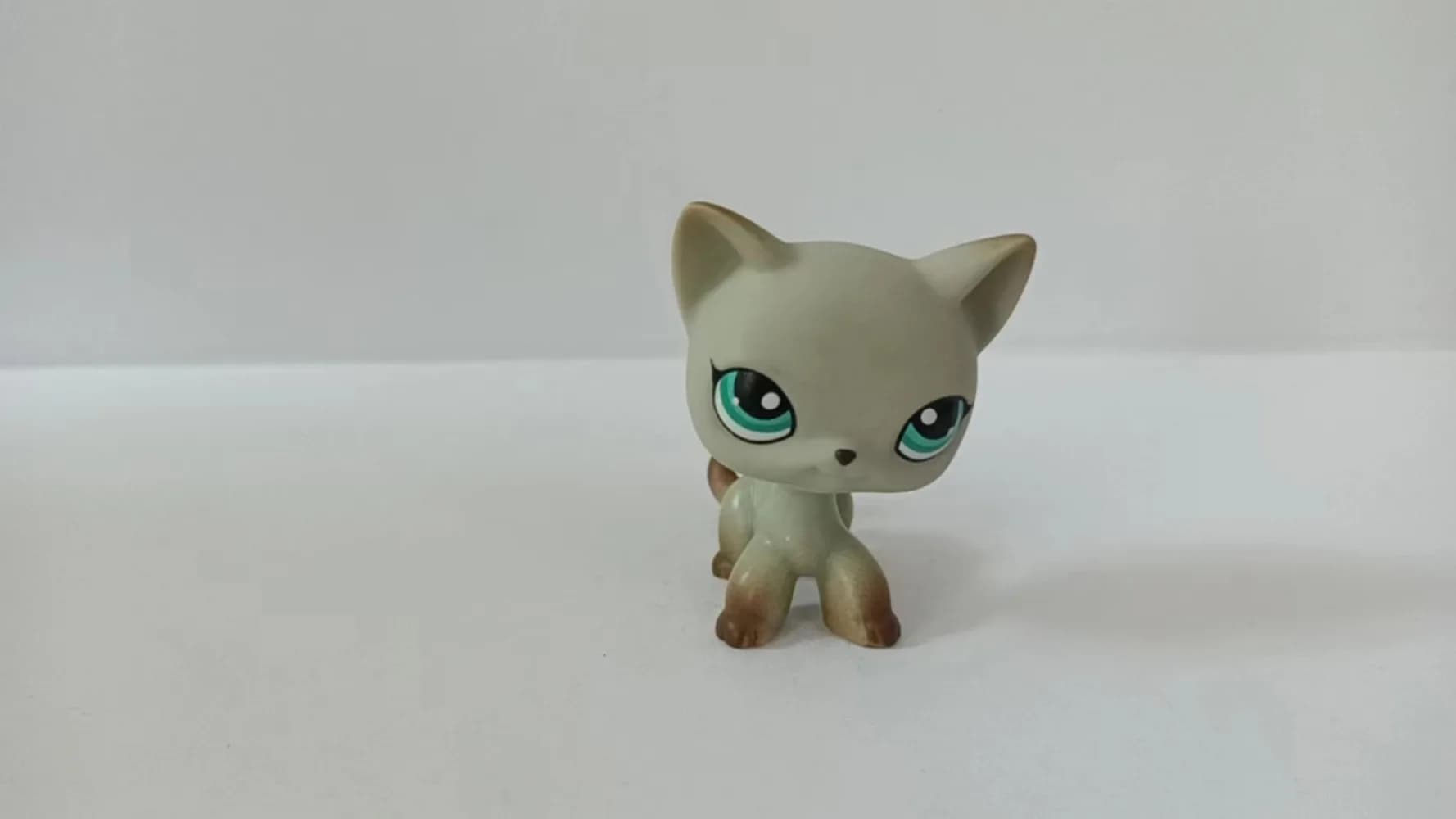 LPS Figure Grey Cat#391 Mini Pet Shop toy