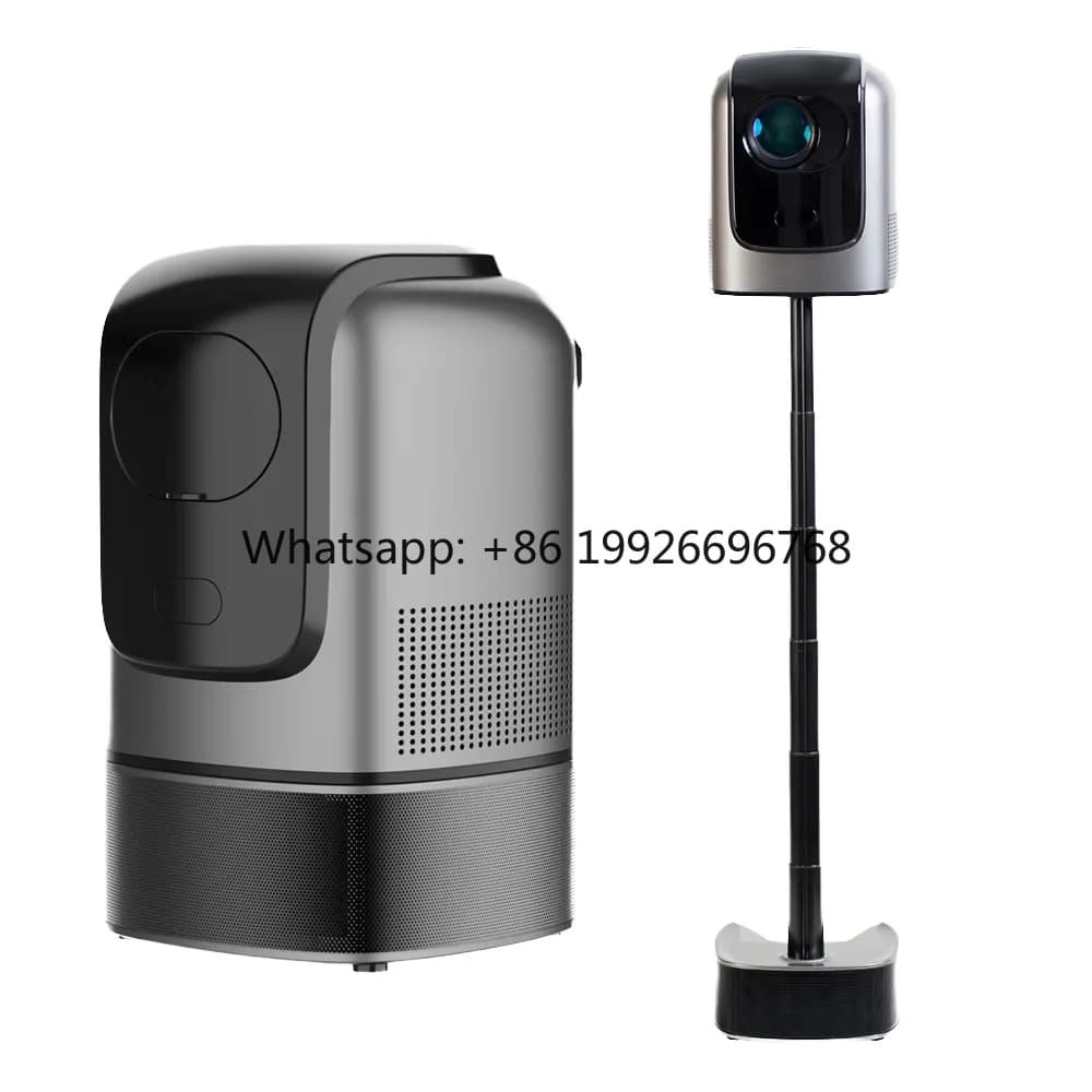 Mini Home Theater Projector Stand New Model 1080p Android 11 Pantilt 4K Maximum Hi-Fi Sound LED Lamp Built-in Speaker