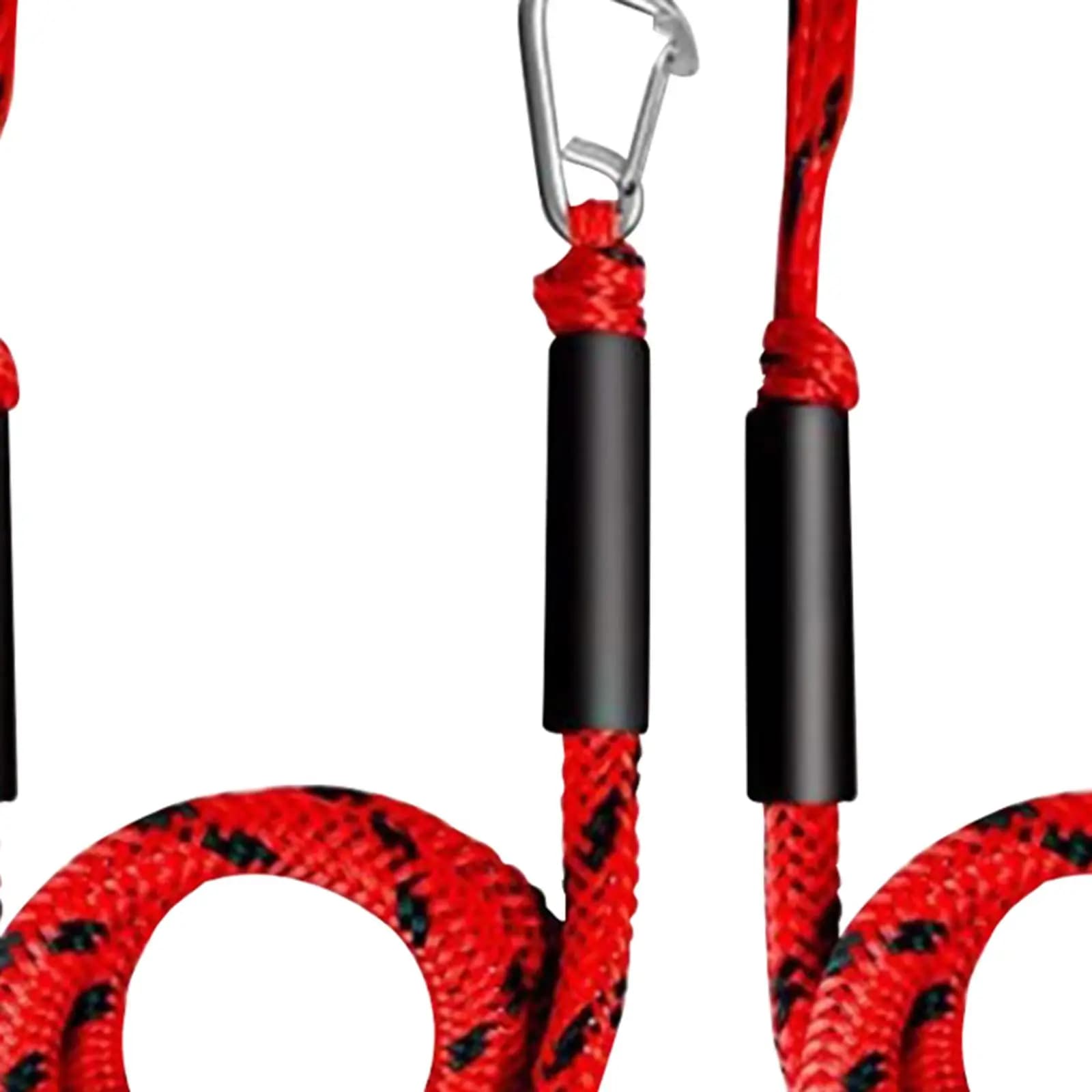 2 Pezzi Corde di Ancoraggio Elastiche con Clip, Attacchi Portatili con Anello da 4 Piedi per Imbarcazioni e Moto d'Acqua