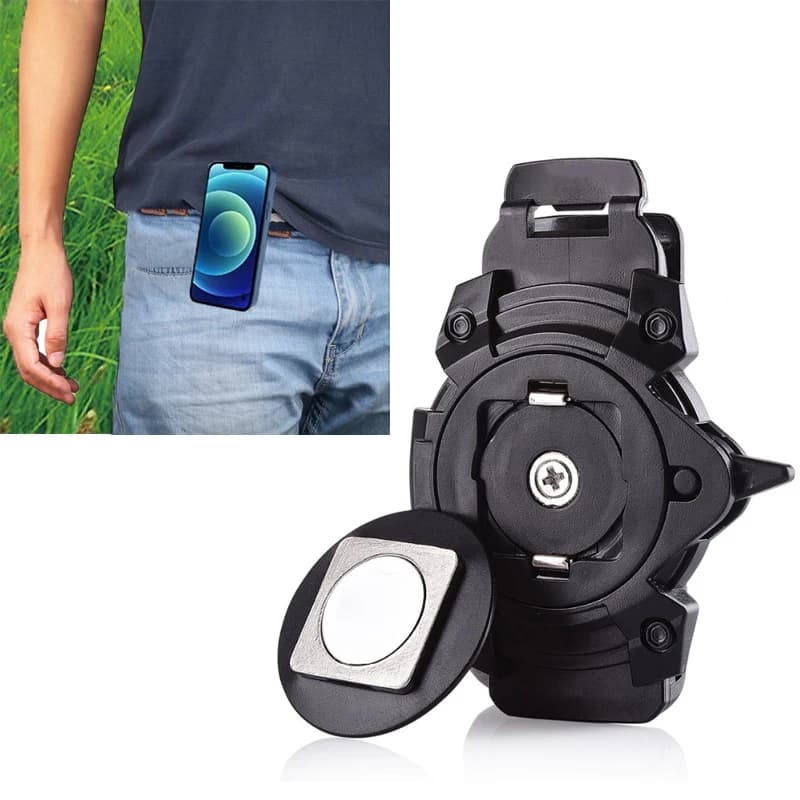 Universal Sports Waist Gym Running Belt Clip Belt Case Phone Case Magnetic Phone Holder for Xiaomi Huawei Samsung All