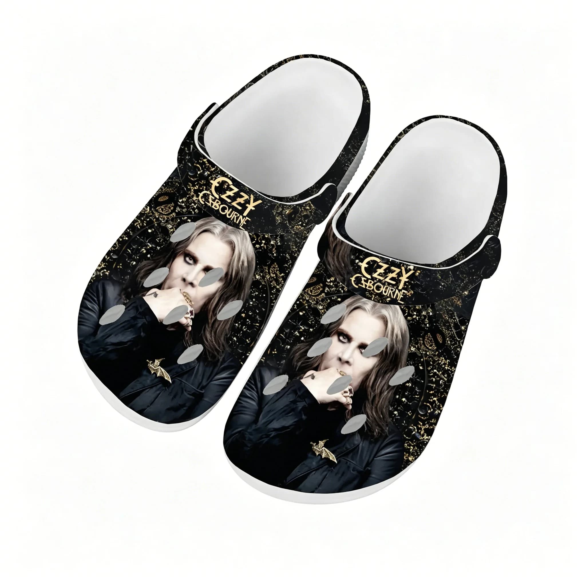 Sandali Ozzy Osbourne Rock Singer per Uomo Donna Ragazzo Ragazza, Scarpe da Acqua, Zoccoli da Giardino, Ciabatte Traspiranti Personalizzate con Fori