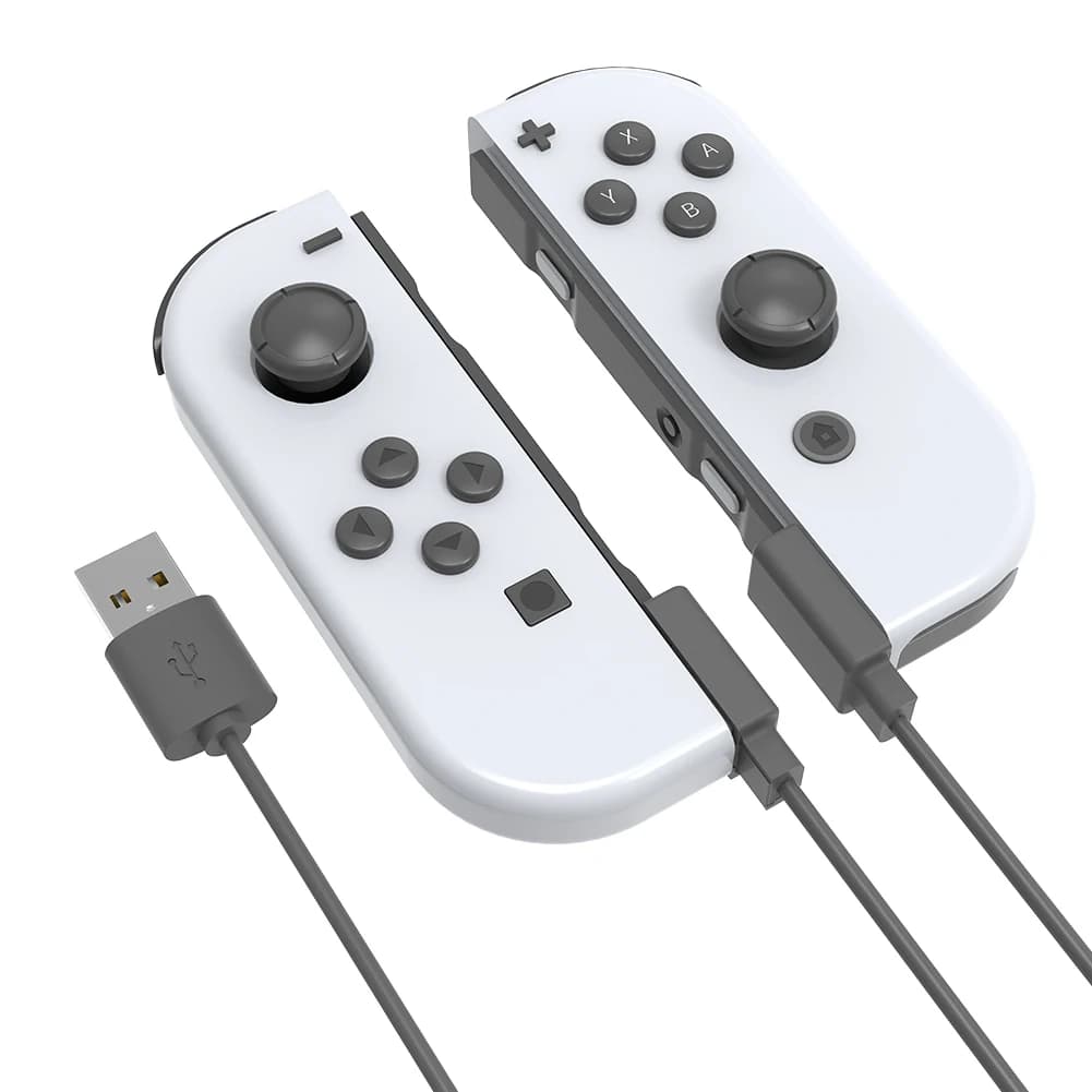 Cavo di Ricarica Portatile per Controller Joycon, Cavo di Ricarica da Viaggio 2,5M per Controller Switch
