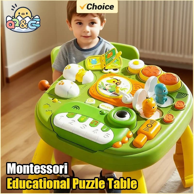 Gioco di puzzle per pianoforte con dinosauro Casa occupata Montessori Altri giocattoli educativi Giocattoli da tavolo sensoriali per bambini per regali di Natale per bambini
