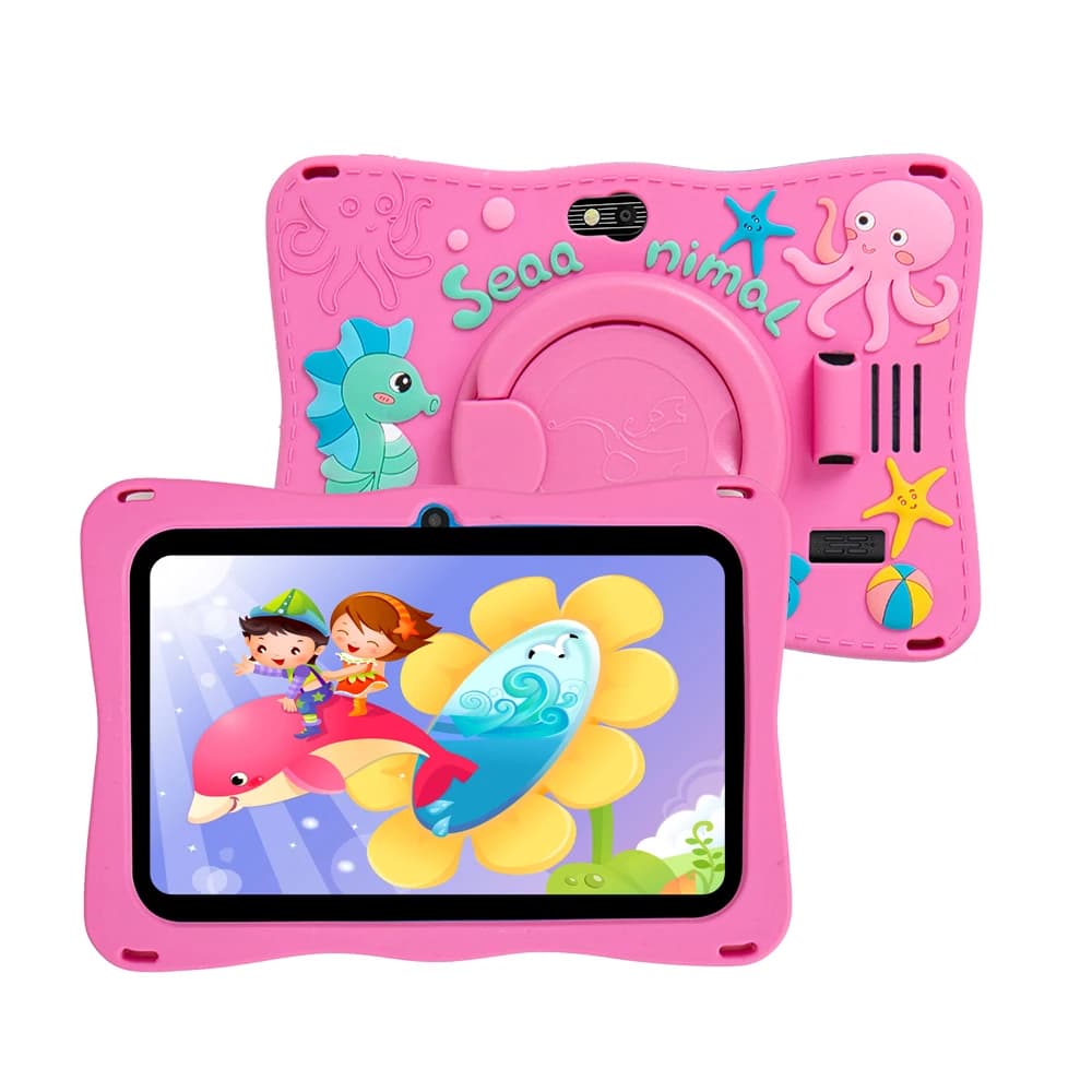 New Children's Tablet 7 inches Quad Core Android 4 GB / 64 GB Google Play WiFi Bluetooth Cheap and Simple Children's Tablet Pc