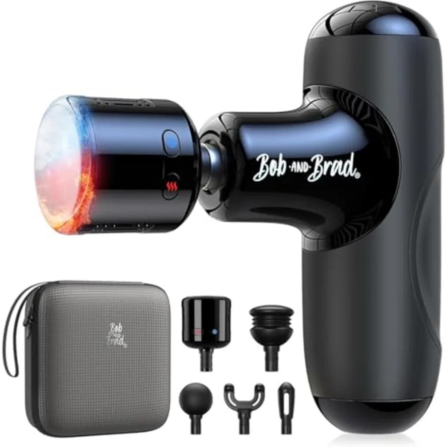 Q2 Pro Mini Massage Gun with Hot/Fredd Function, Portable Massage for Deep Fabrics, HSA Certificate
