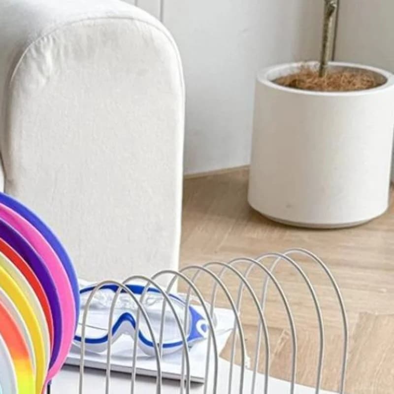Hot Sale Anti-Sti Silicone Swimming Cap Storage Ra Hat Organizer For Swimming Equipment Wardrobe Metal Material Fly Universal