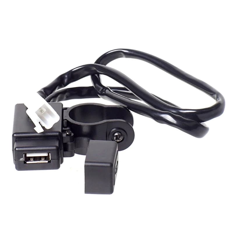 31BC USB Quick Charges Motorcycle Handlebar Phone Chargers Water Resistant ABS