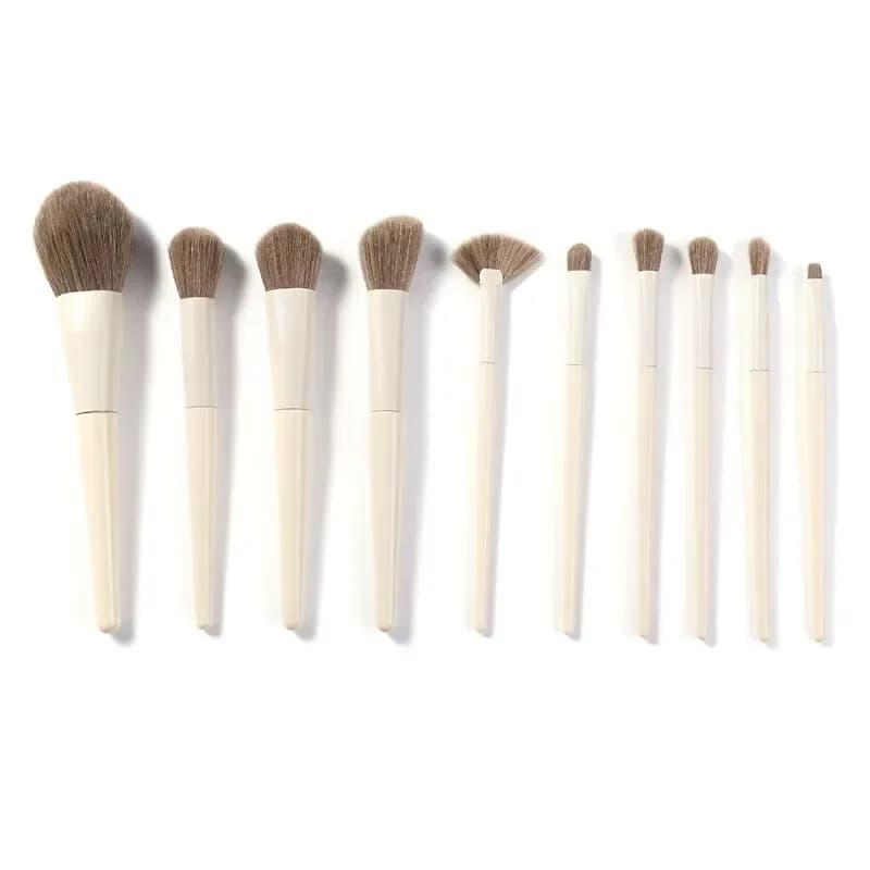 10 PCS Makeup Brush Set Foundation Blending Brush Eye Shadow Facial Powder Blush Concealer Highlight Makeup Beauty Tools C719