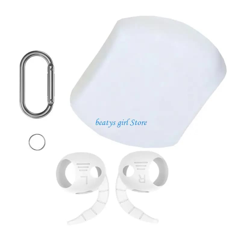 C7AB Flexible Soft Silicone Protector Case Housing For Wireless Earbuds Shockproof Cover Scratch Resistant Sleeve Daily Use