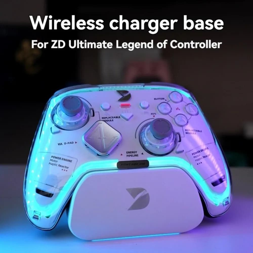 Wireless Charging Base and HUB USB Docking Station for ZD Ultimate Legend Controller - Included Accessories