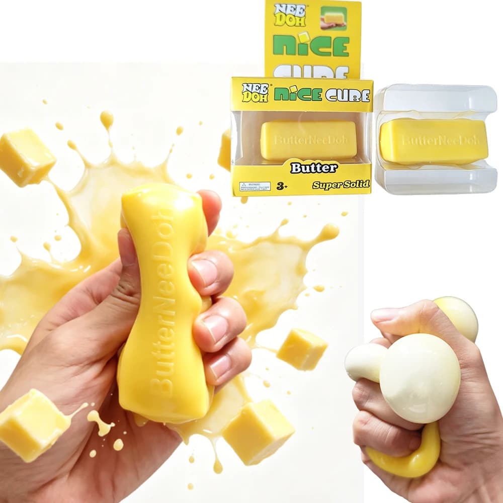 2026 Squishy NeeDoh Toy in Burro Bastoncino Shape, Soft and Slow Risalita, Antistress for Adults, Hot Sale