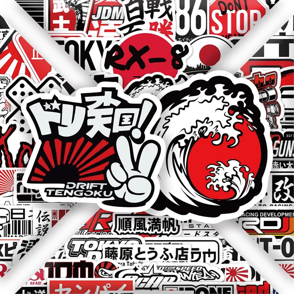 60 pezzi nuovi adesivi stile cartone animato stile Harajuku decorazione in stile giapponese valigia fai da te frigorifero laptop chitarra auto graffiti decalcomanie giocattoli
