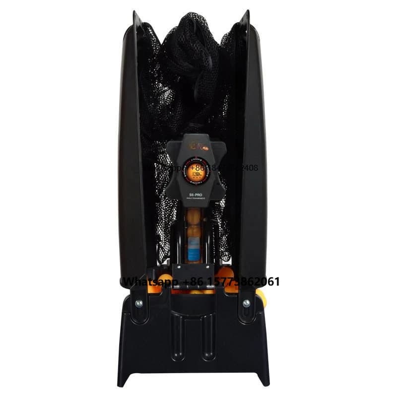 HUI PANG S6 S6Pro Macchina Automatica per Palline da Ping Pong con Rotazione e Posizionamento, Robot per Allenamento da Club di Tennis da Tavolo