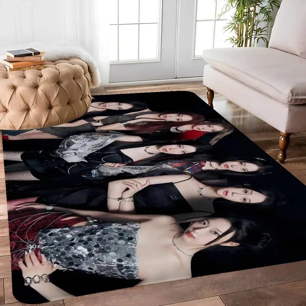 Kpop B-Baby hot monster bath mat, children's room decoration, anti-slip mat for balcony, welcome carpet for living room