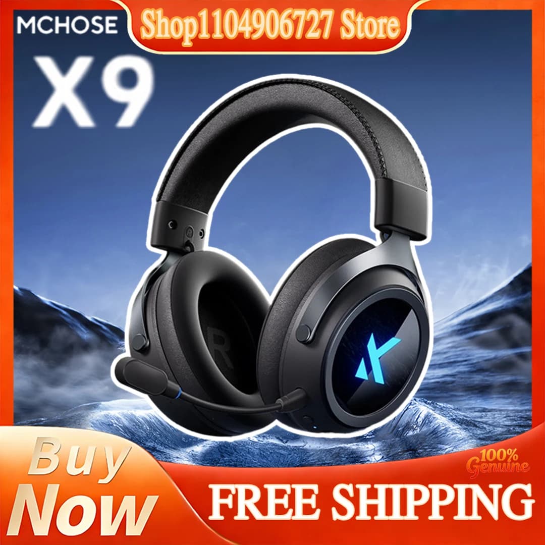 MCHOSE X9 Grandmaster Gaming Headset C Media Sound Card Chip 7.1 Surround Sound Effect Fps Esports With Microphone For Pc Gamer