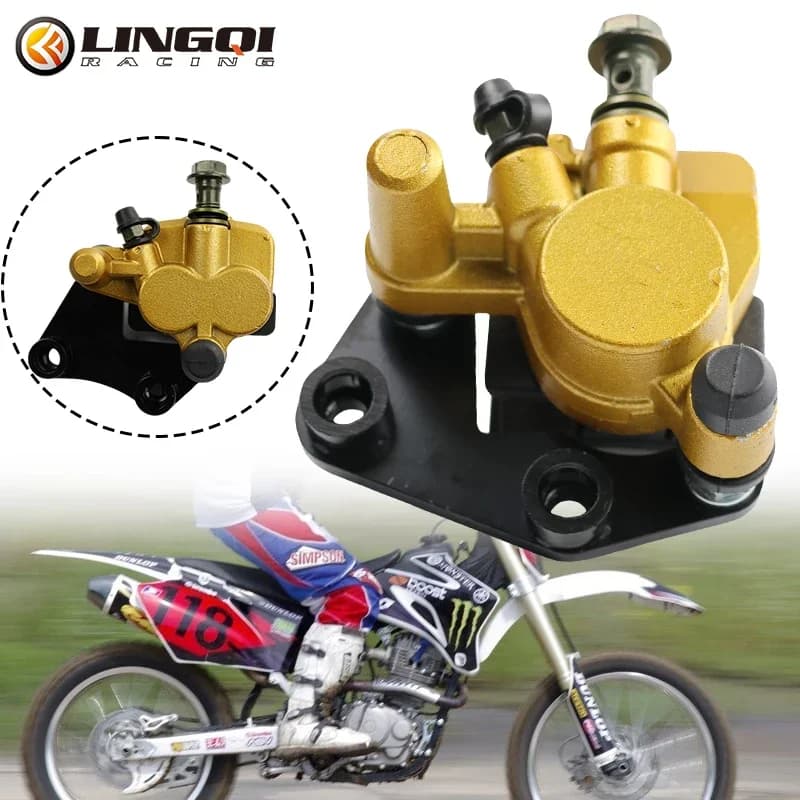 LYNNCHI Pinza freno a disco in lega di alluminio per moto per ATV Dirt Bike Morsetto freno Pad Gruppo pompa Accessori motocross
