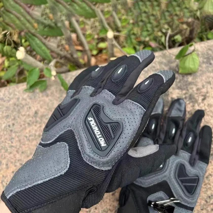 Motowolf Guanti da equitazione estivi da motociclista da uomo Accessori da motociclista Protezione TPR e impugnatura antiscivolo per touchscreen