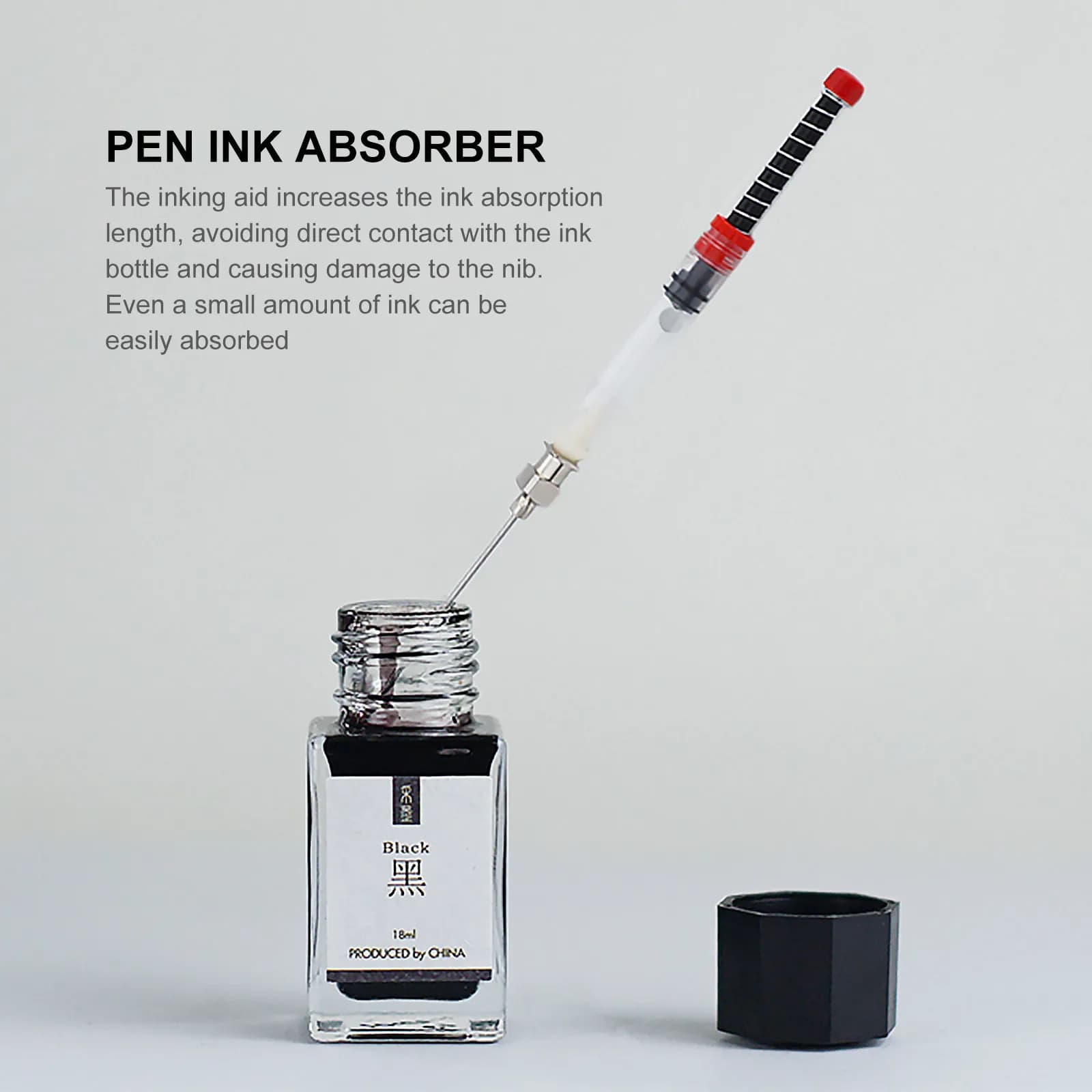 5Pcs High-Performance Ink Absorption Device Ink Fill Assistant for Fountain Pen Student Refill Tool School Supplies Stationery
