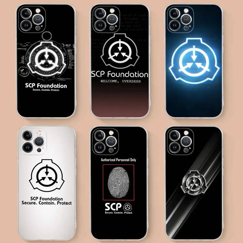 SCP Foundation Game Sci Fi For IPhone 11 12 13 14 15 16 17 Pro Max Plus 13 Mini Silicone Soft Transparent Back