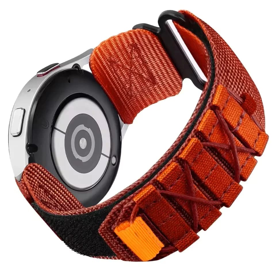 Cinturino per orologio in nylon da 20 mm per Garmin Vivoactive 5/Vivoactive 3, cinturino sportivo di ricambio in velcro per Forerunner 245 645 165 55 158