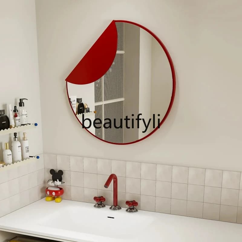 Specchio per lavabo da bagno nordico Specchio da bagno a parete Specchio per WC in stile francese