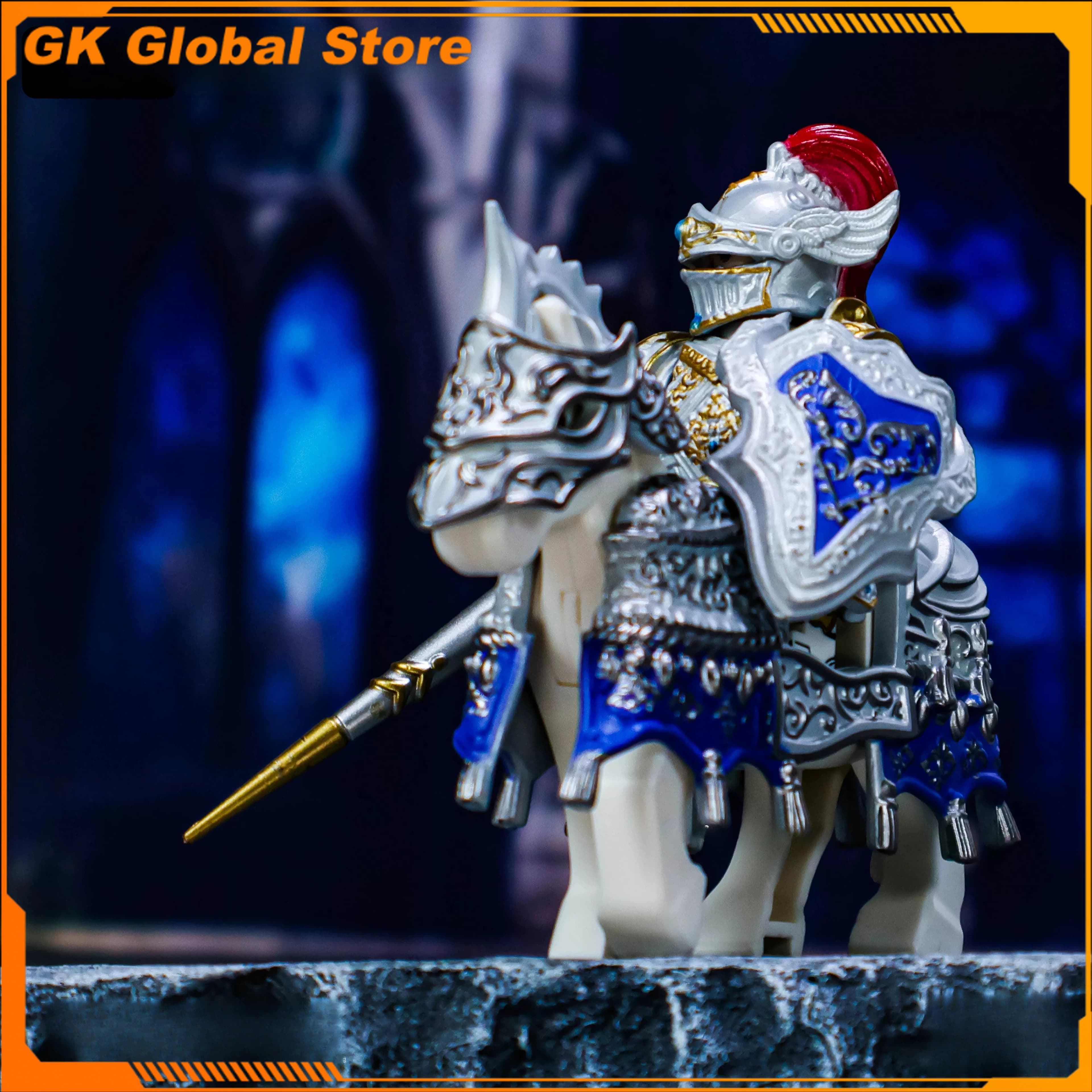 5cm New Anime Figure Lancelot Perimeter PVC Model Assembling Building Blocks Desktop Decoration Ornaments Puzzle Gifts Toys