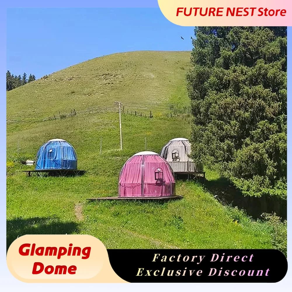 Dome Tent for PC 4 m Outdoor Bubble Camping Tent Transparent Starry Tent Igloo Tent for Hotel Waterproof Versatile Applications