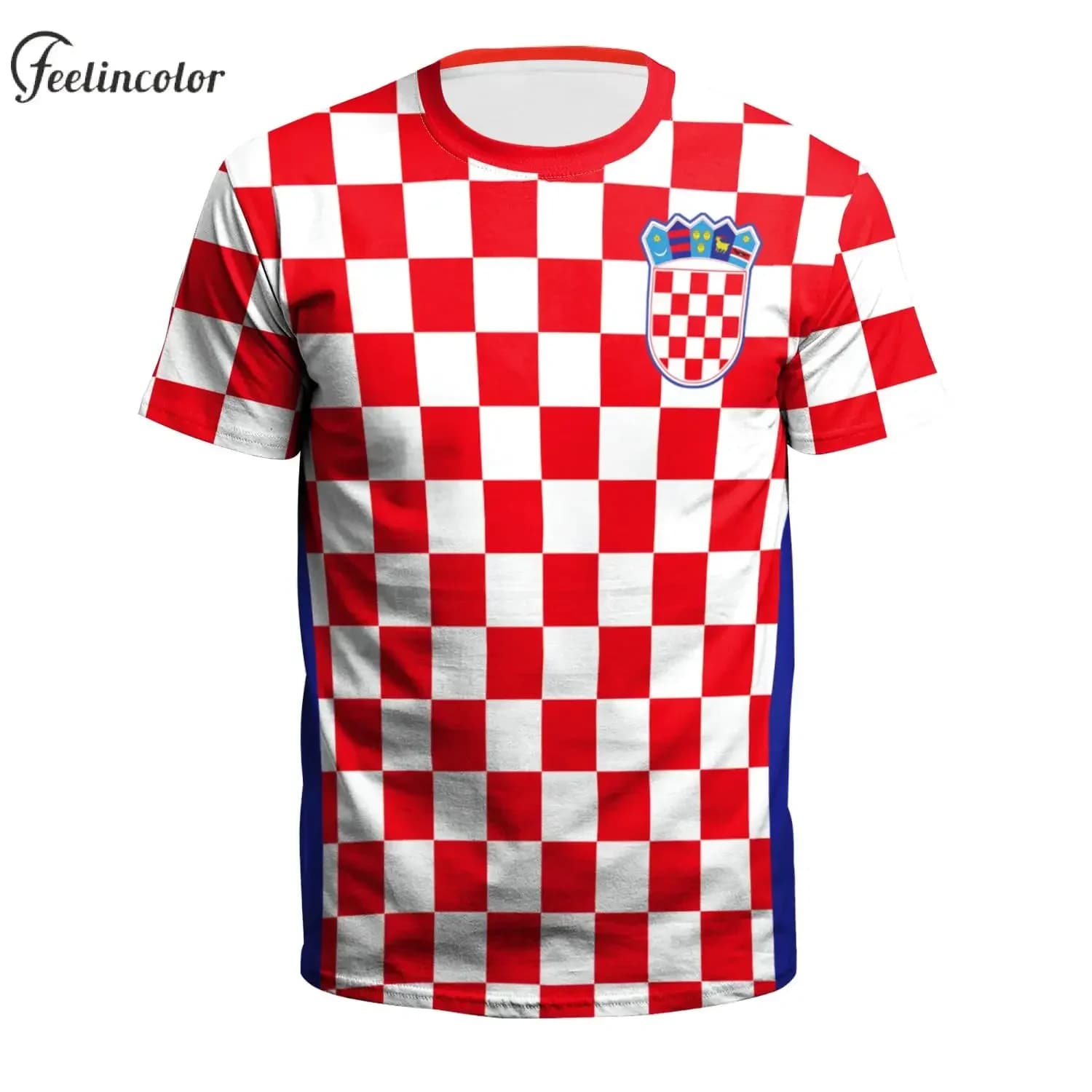 Maglia Croazia 2026 da Uomo, T-Shirt con Bandiera HR, Magliette alla Moda, Maglie da Calcio 18, Abbigliamento Unisex