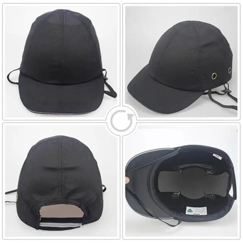 Men's Adjustable Bike Helmet Anti-Back Baseball Cap UV safety skateboard cycling helmet bikecross outdoor sports hat