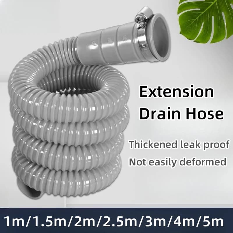 Lunghezza 1 ~ 5 m Lavatrice Lavastoviglie Tubo di scarico prolunga Tubo di drenaggio domestico universale Tubo flessibile estensibile in plastica
