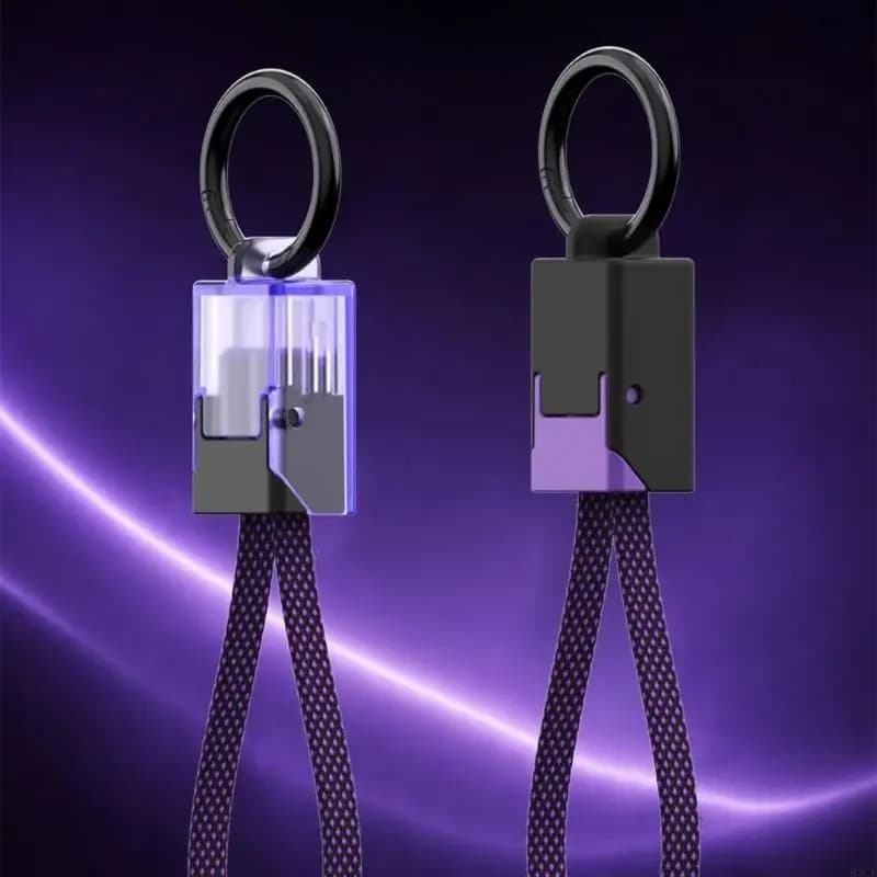 Portable 16cm USB C Charging Cable With Cover Protectors And Universal Compatibility For Electronics 83CF