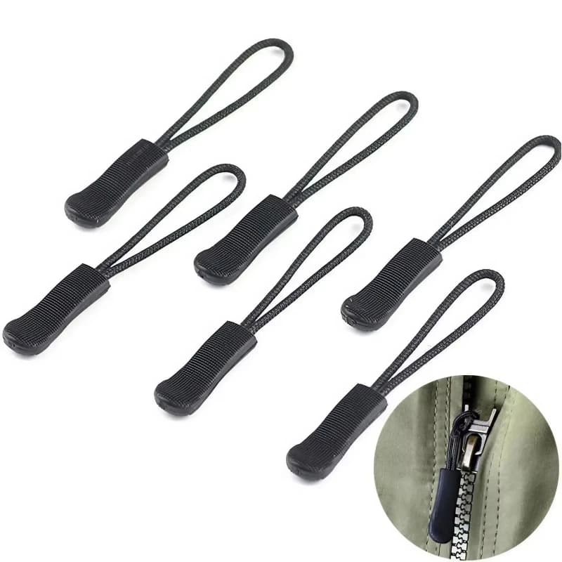 10/30pcs Hinges Pull Out End Fit Corda Tag Spare Clips Scratch Buckle Valigia Tent Backpack Zippered Cable