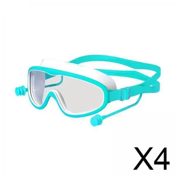 4 swimming glasses for children with ear plugs for summer wedding favors, diving equipment
