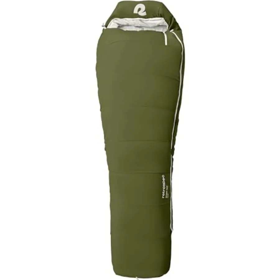 Pelo Dream Mummy Bag - 5, 15 and 30 ° Essential equipment for camping and traveling in cold climates with water resistant shell and synthetic material