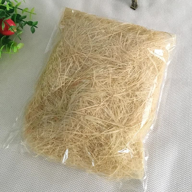 30g/50g/100g Rafia Naturale Erba Confezione Regalo Vino Rosso Imballaggio Cosmetico Decorazione Materiale di Riempimento Rafia Carta Erba