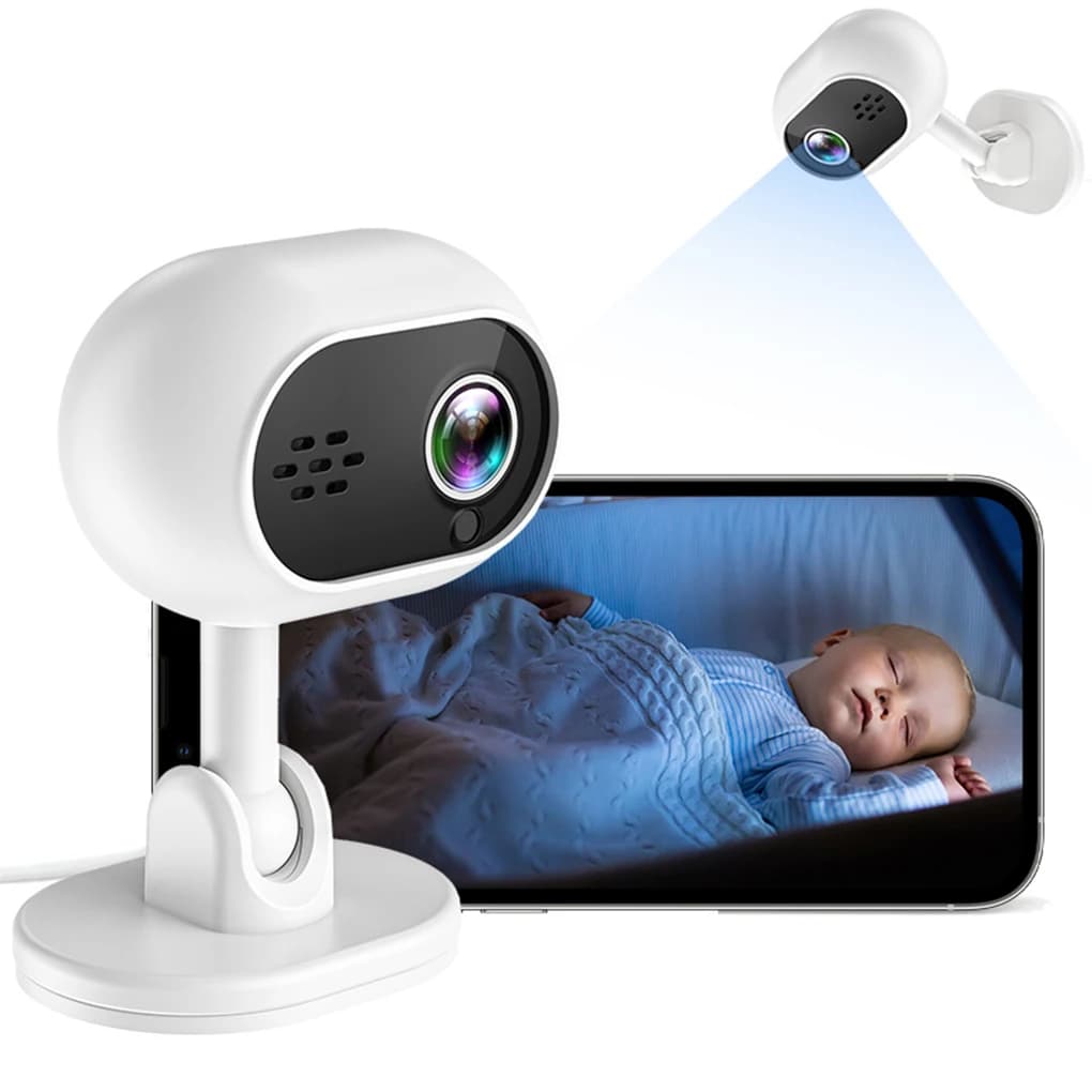 HD 1080P Wifi Mini telecamera Wireless Home Telecamera di sorveglianza audio bidirezionale Registratore per visione notturna Allarme in tempo reale Baby Monitor
