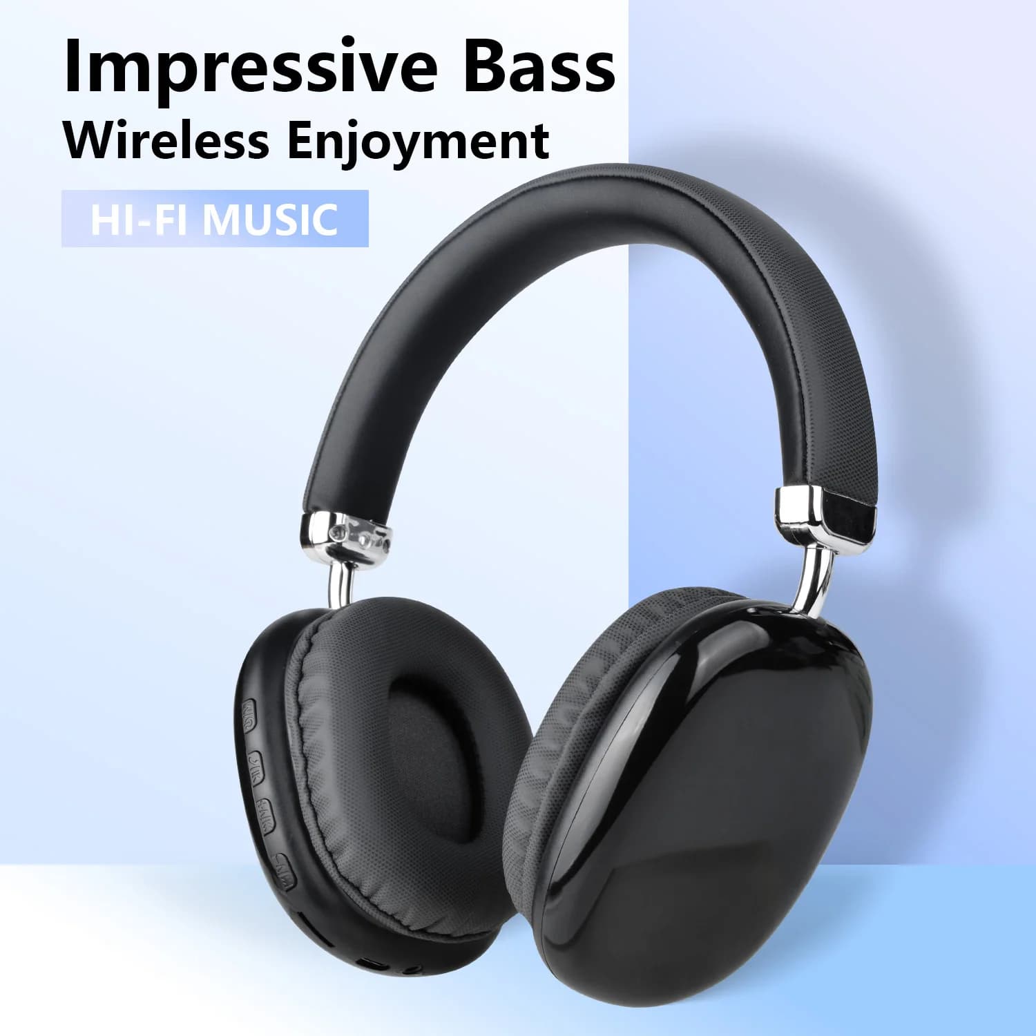 Nuove Cuffie Bluetooth Over-Ear 2026, Auricolari Wireless Stereo Surround per Gaming con Microfono per iPhone, Xiaomi e Smartphone Android