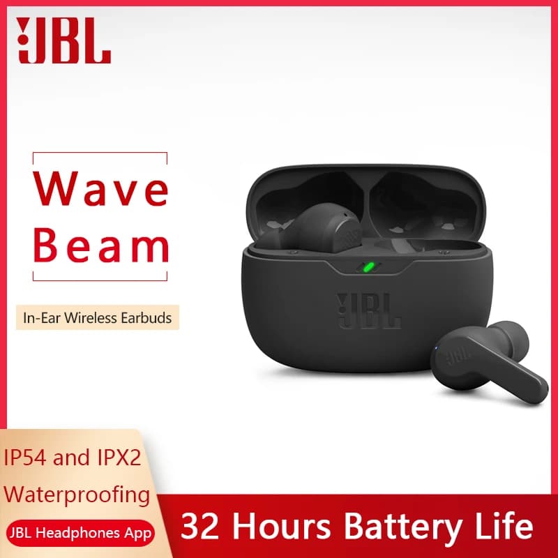 Bluetooth JBL WAVE BEAM Support APP Headphones True Wireless TWS with active noise cancelling JBL Vibe Beam