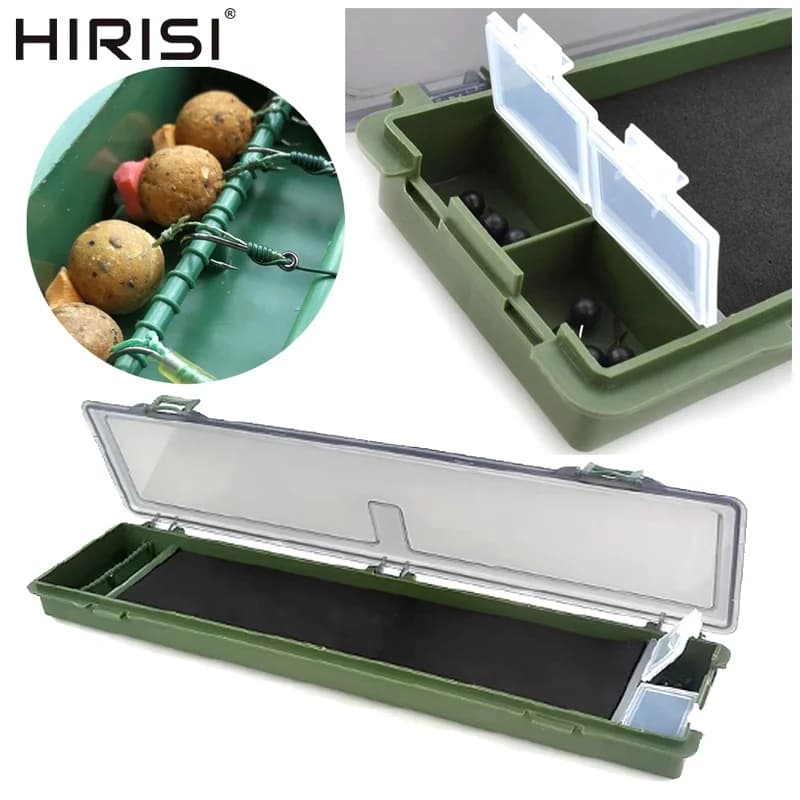 2026 Stiff Hair Rig Board And Pins Rig Storage Wallet Carp Fishing Tackle Box with Fishing Accessories Hirisi
